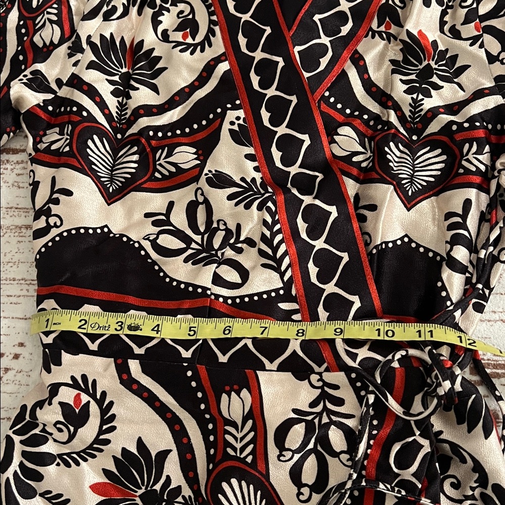 FARM Rio Black and Red Patterned Dress - Picture 7 of 9
